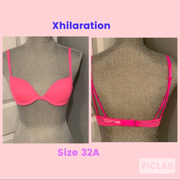 Xhilaration Other - EUC Xhilaration bra hot pink Sz 32A fab cond